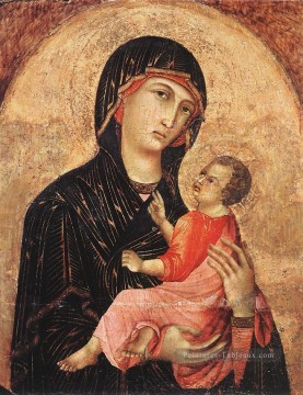  enfant - Vierge à l’Enfant no 593 école siennoise Duccio